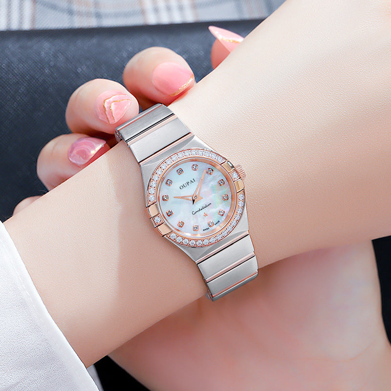 Women's Constellation Watch Waterproof Thin Belt Small Fashion Elegant