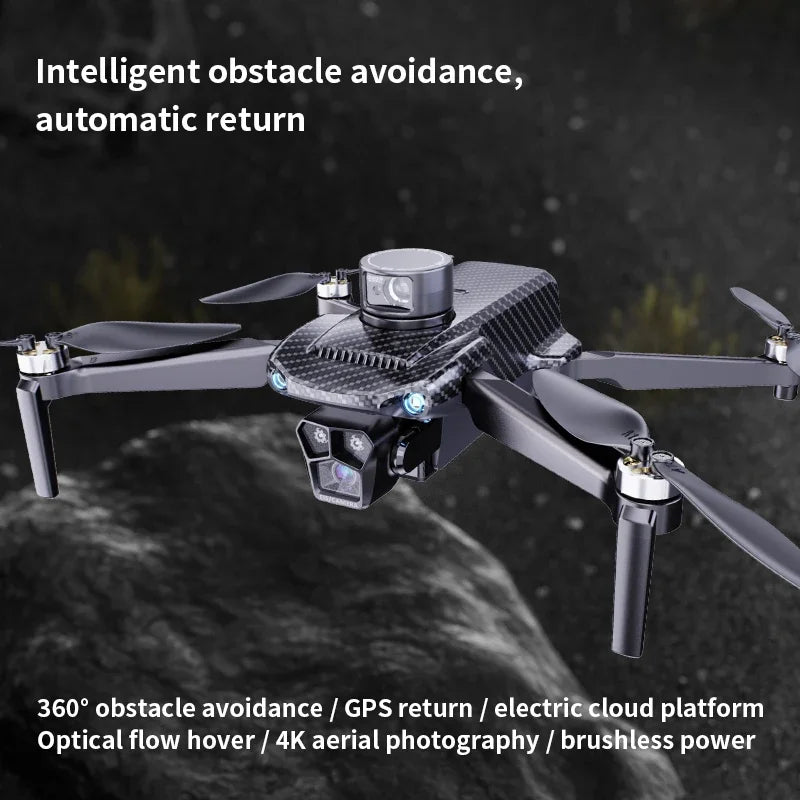 Lenovo 2024 New U99 Drone 5G GPS Professional 4K 1080P Aerial Photography Dual-Camera 360° All-around Obstacle Avoidance Drone