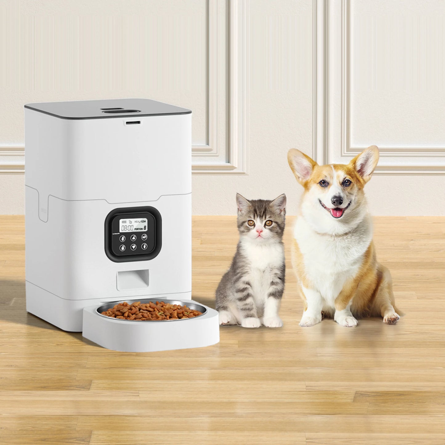 Smart Voice Recording Dog Feeder 4L Capacity Pet Automatic Feeder Pet Products Feeder For Dog And Cat