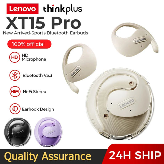 Lenovo X15 Pro Wireless Earphone Bluetooth Earphone OWS Sport Headset Waterproof Noise Reduction Earbuds HIFI Sound Quality