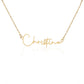 Custom Signature Name Necklace